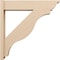 Ekena Millwork 8-in W x 38-in D x 38-in H Funston Trad Rough Cedar Woodgrain TimberThane Outlooker, Primed Tan OUTUR080X38X38FST04RCPR - alternate 4